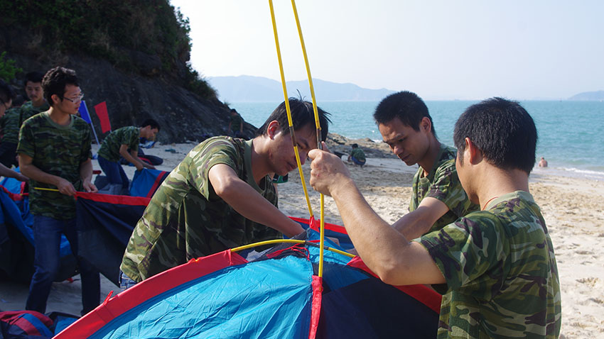 興世機械“海島生存”主題拓展訓練