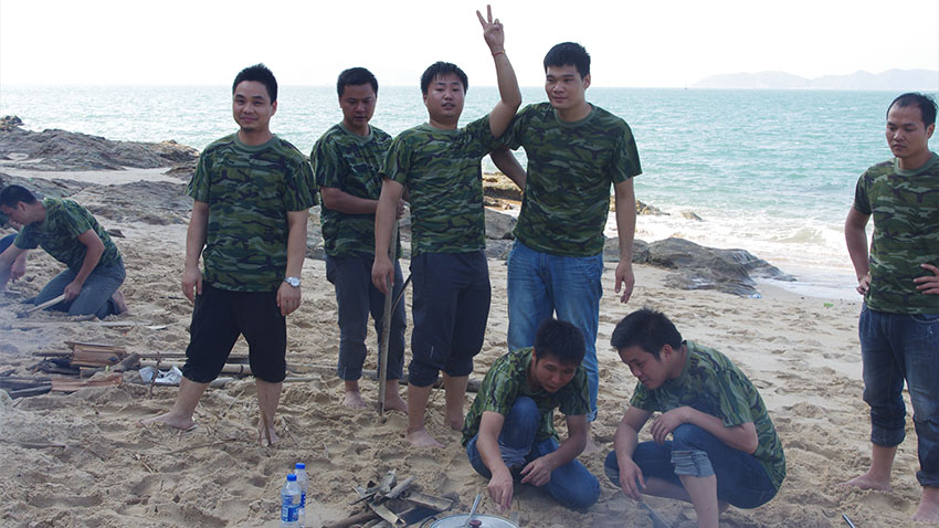 興世機械“海島生存”主題拓展訓練