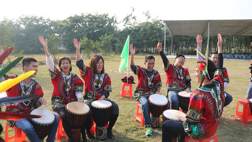 中國(guó)鐵建ERP沙盤模擬和非洲鼓拓展