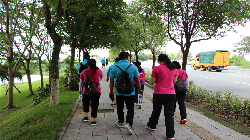 高速科技集團“加油跑-家有愛”增江畫廊徒步拓展活動
